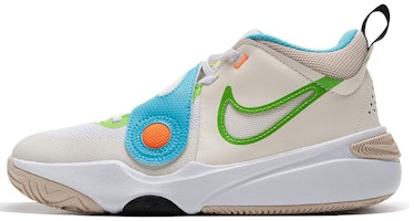 (Youth) Nike Team Hustle D11 'Pale Ivory Action Green' FN8904-131 (Youth) Nike Team Hustle D11 'Pale Ivory Action Green' FN8904-131