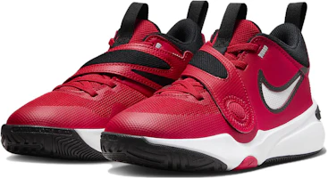 Lookbook 大童 Nike Team Hustle D 11 舒適 耐磨透氣 低筒 兒童籃球鞋 紅色