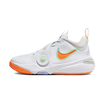(Youth) Nike Team Hustle D11 'White Total Orange'