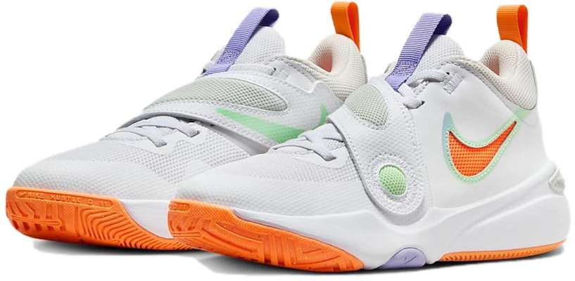 (JR) Nike Team Hustle D11 'Putih Total Orange' DV8996-103 Order (JR) Nike Team Hustle D11 'Putih Total Orange' DV8996-103