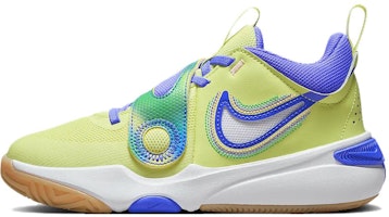 (Youth) Nike Team Hustle D11 SE 'Luminous Green Ultramarine' FN6676-300 (Youth) Nike Team Hustle D11 SE 'Luminous Green Ultramarine' FN6676-300