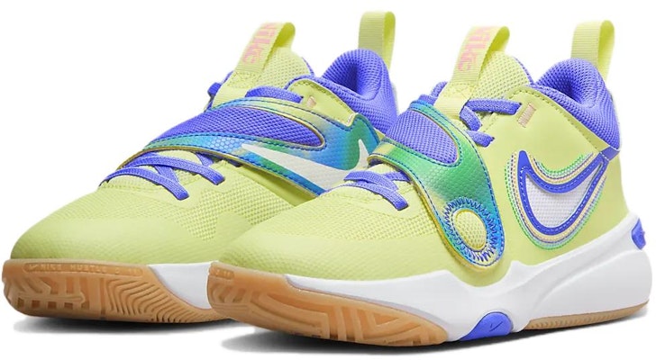 (Youth) Nike Team Hustle D11 SE 'Luminous Green Ultramarine' FN6676-300 Lookbook (Youth) Nike Team Hustle D11 SE 'Luminous Green Ultramarine' FN6676-300