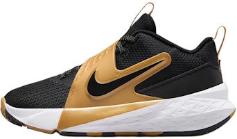 (Youth) Nike Team Hustle D12 'Black Metallic Gold' HF6279-003 (Youth) Nike Team Hustle D12 'Black Metallic Gold' HF6279-003
