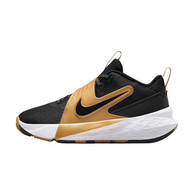 (Youth) Nike Team Hustle D12 'Black Metallic Gold'