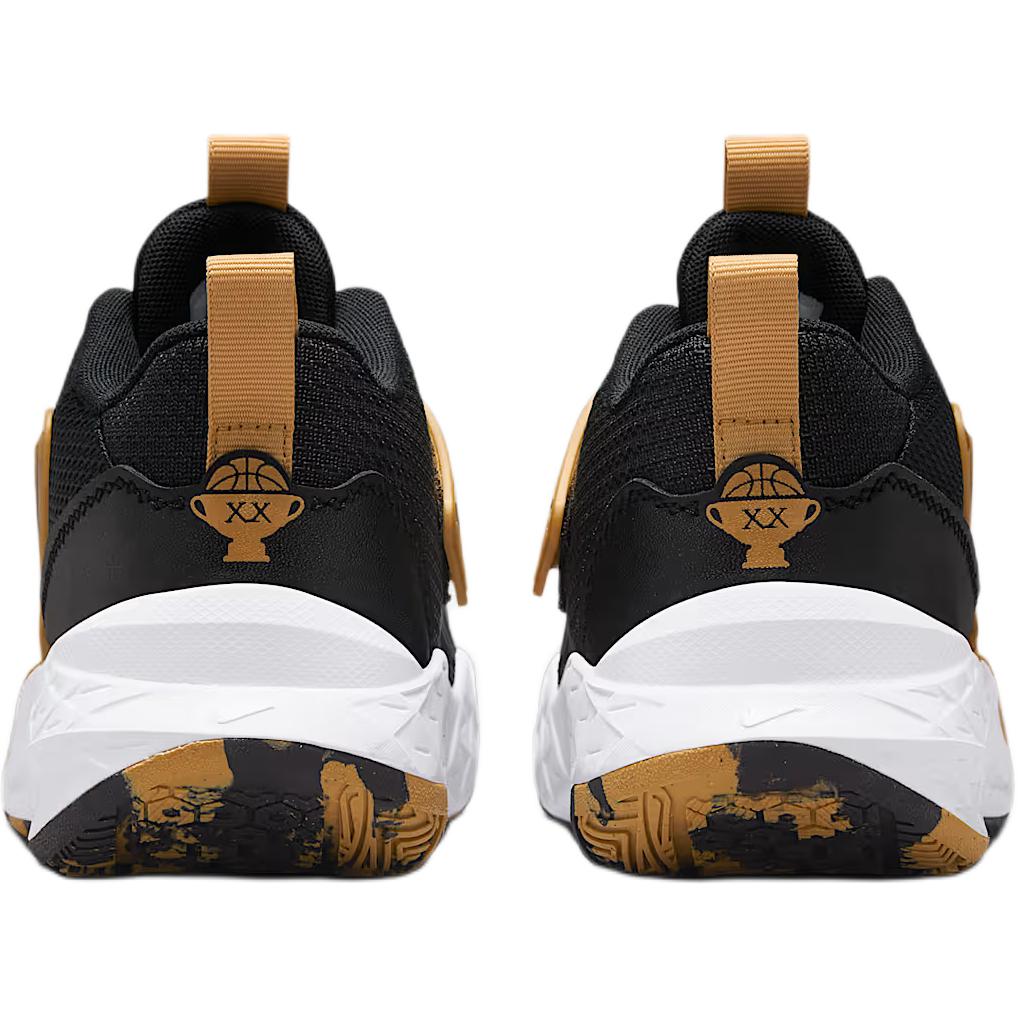 Details for (Youth) Nike Team Hustle D12 'Black Metallic Gold' HF6279-003