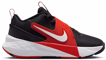 (Youth) Nike Team Hustle D12 'Black University Red' HF6279-001 (Youth) Nike Team Hustle D12 'Black University Red' HF6279-001
