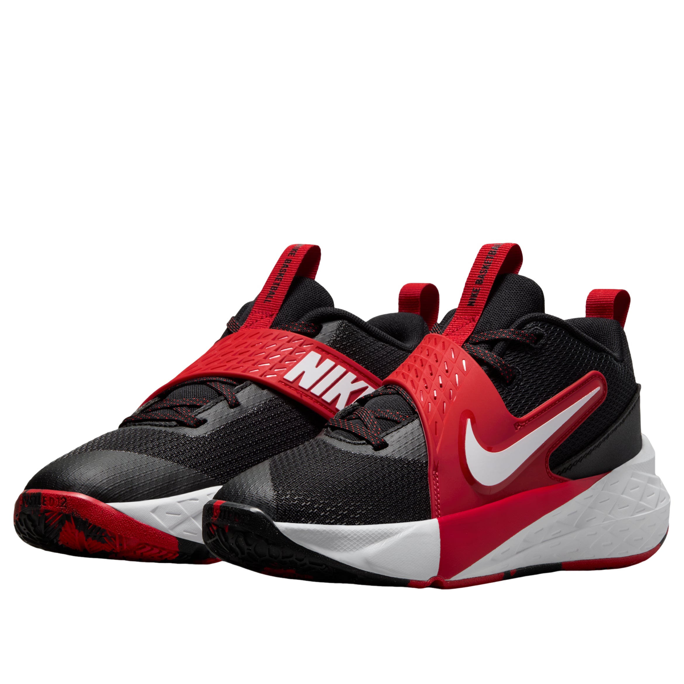 Shop (Youth) Nike Team Hustle D12 'Black University Red' HF6279-001