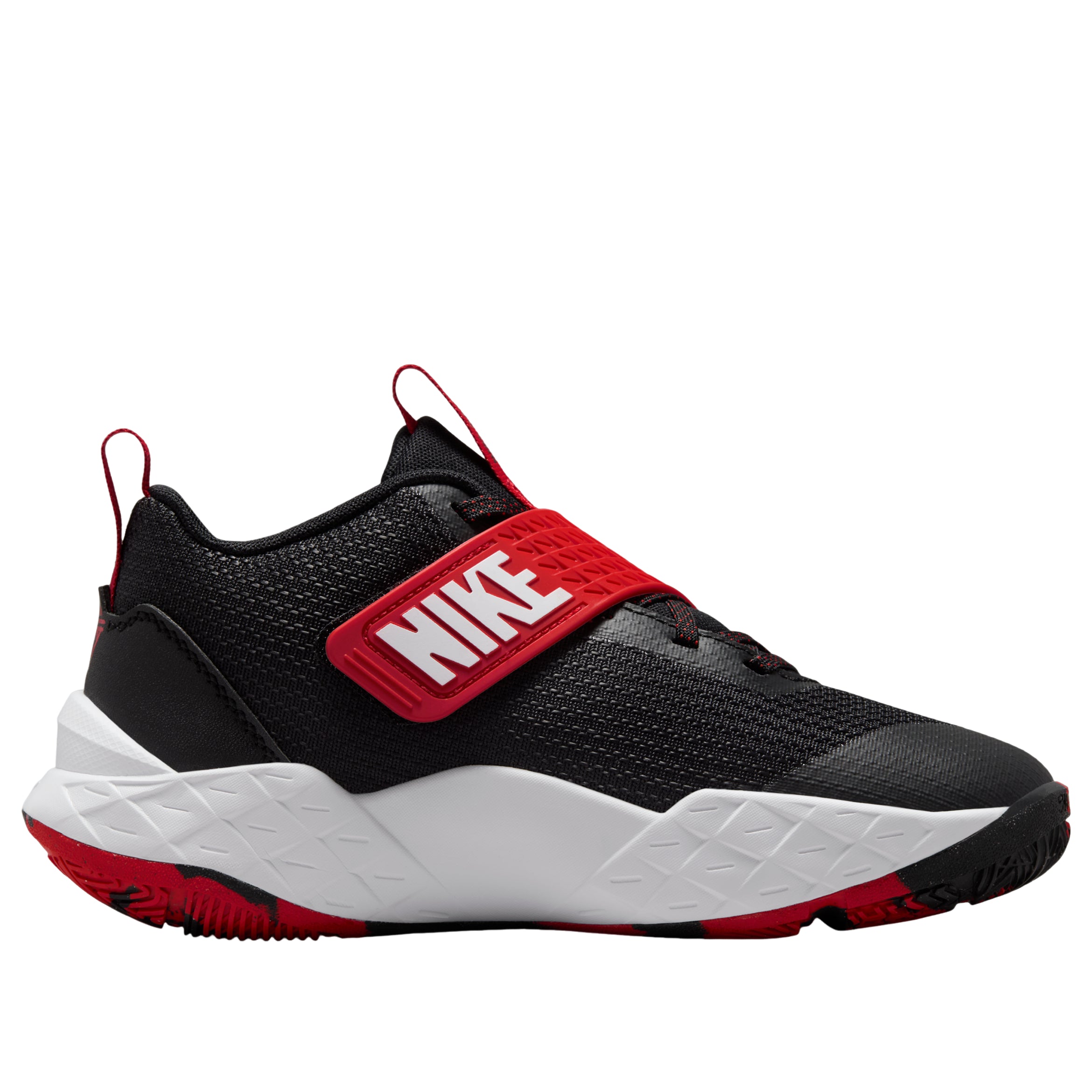 Details for (Youth) Nike Team Hustle D12 'Black University Red' HF6279-001