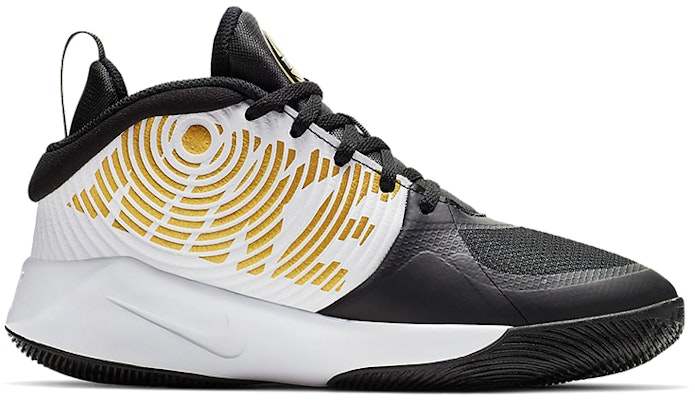 (Youth) Nike Team Hustle D9 'Black Metallic Gold' AQ4224-004 Order (Youth) Nike Team Hustle D9 'Black Metallic Gold' AQ4224-004