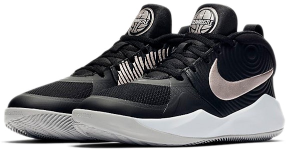 (JR) 나이키 팀 허슬 D9 "블랙 메탈릭 실버" AQ4224-001 Lookbook (JR) 나이키 팀 허슬 D9 "블랙 메탈릭 실버" AQ4224-001