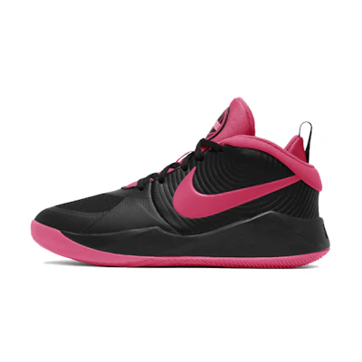 (Youth) Nike Team Hustle D9 'Black Racer Pink'