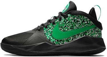 (Youth) Nike Team Hustle D9 'Digital Pixel - Black Lucky Green' DC1992-001 (Youth) Nike Team Hustle D9 'Digital Pixel - Black Lucky Green' DC1992-001