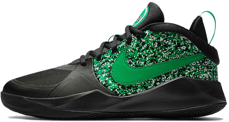 (Youth) Nike Team Hustle D9 'Digital Pixel - Black Lucky Green' DC1992-001 Buy (Youth) Nike Team Hustle D9 'Digital Pixel - Black Lucky Green' DC1992-001
