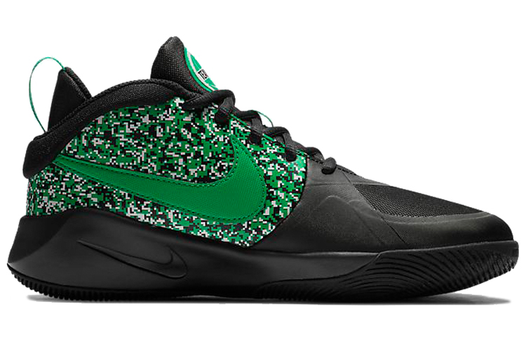 Order (JR) Nike Team Hustle D9 ''Digital Pixel - Zwart Lucky Green'' DC1992-001
