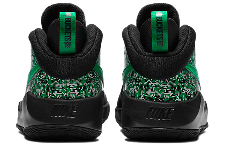 Purchase (JR) Nike Team Hustle D9 ''Digital Pixel - Zwart Lucky Green'' DC1992-001