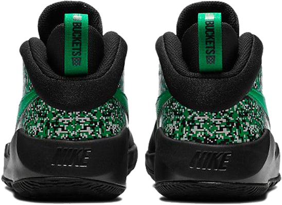 (Youth) Nike Team Hustle D9 'Digital Pixel - Black Lucky Green' DC1992-001 Purchase (Youth) Nike Team Hustle D9 'Digital Pixel - Black Lucky Green' DC1992-001