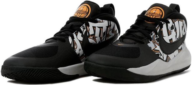 大童 Nike Team Hustle D 9 緩震防滑耐磨 低筒 籃球鞋 黑白 Lookbook 大童 Nike Team Hustle D 9 緩震防滑耐磨 低筒 籃球鞋 黑白