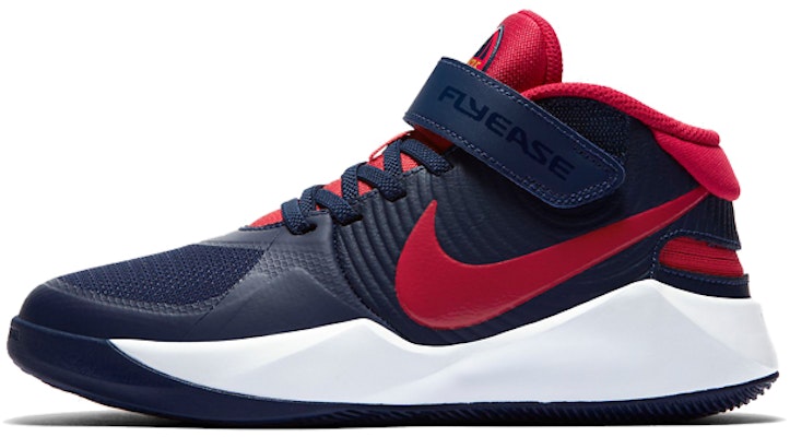(Youth) Nike Team Hustle D9 FlyEase 'Midnight Navy University Red' BV2952-400 Buy (Youth) Nike Team Hustle D9 FlyEase 'Midnight Navy University Red' BV2952-400