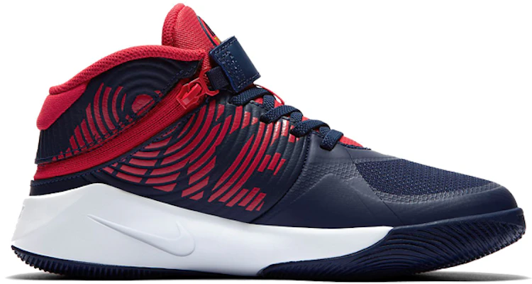 (JR) Nike Team Hustle D9 FlyEase ''Bleu Nuit Rouge Université'' BV2952-400 Order (JR) Nike Team Hustle D9 FlyEase ''Bleu Nuit Rouge Université'' BV2952-400