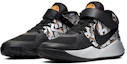 Order GS大童 Nike Team Hustle D9 Flyease Grft 魔術貼 低筒實戰籃球鞋 黑灰