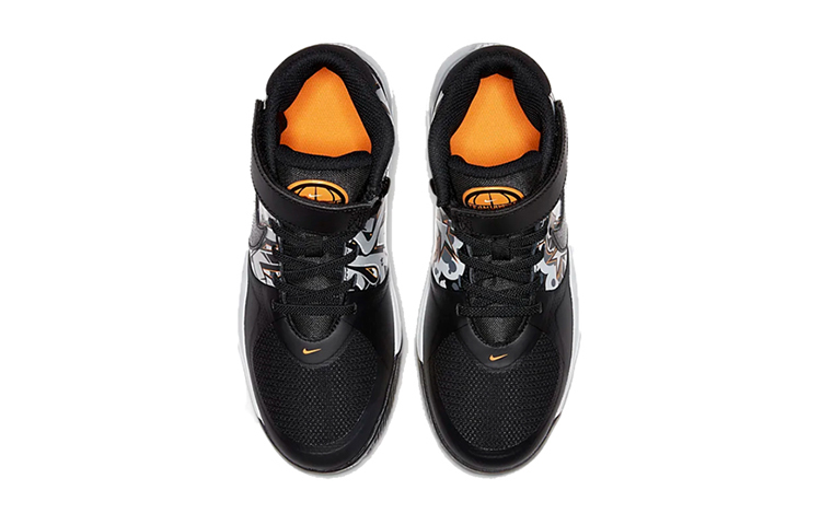 Lookbook GS大童 Nike Team Hustle D9 Flyease Grft 魔術貼 低筒實戰籃球鞋 黑灰