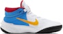 (Youth) Nike Team Hustle D 10 'White Blue Yellow' DV9110-171