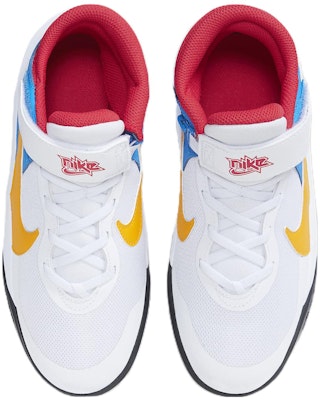 (Youth) Nike Team Hustle D 10 'White Blue Yellow' DV9110-171 Shop (Youth) Nike Team Hustle D 10 'White Blue Yellow' DV9110-171