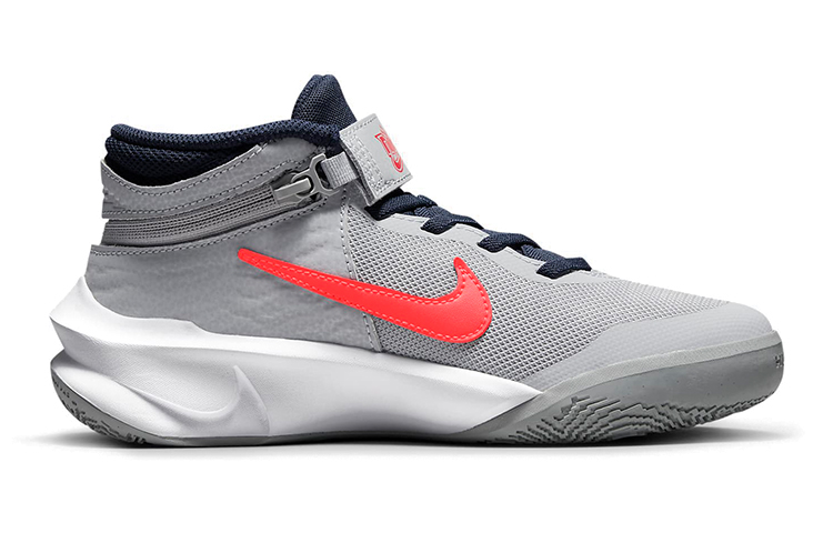 Order (Youth) Nike Team Hustle D 10 FlyEase 'Gray Red' DD7303-006