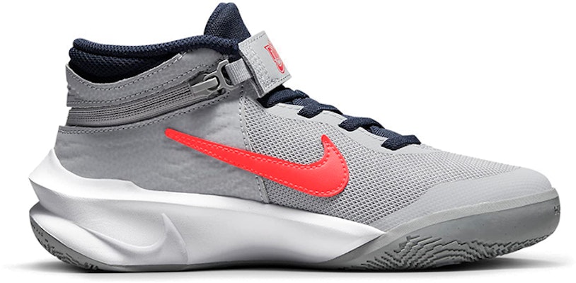 (Youth) Nike Team Hustle D 10 FlyEase 'Gray Red' DD7303-006 Order (Youth) Nike Team Hustle D 10 FlyEase 'Gray Red' DD7303-006