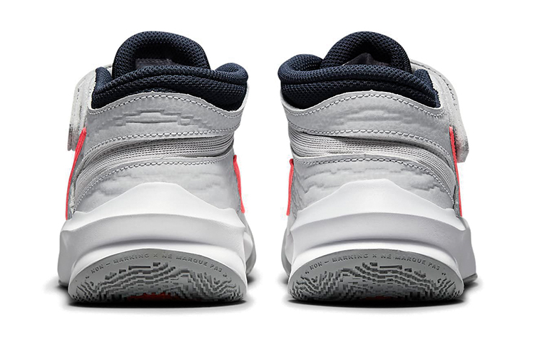 Purchase (Youth) Nike Team Hustle D 10 FlyEase 'Gray Red' DD7303-006