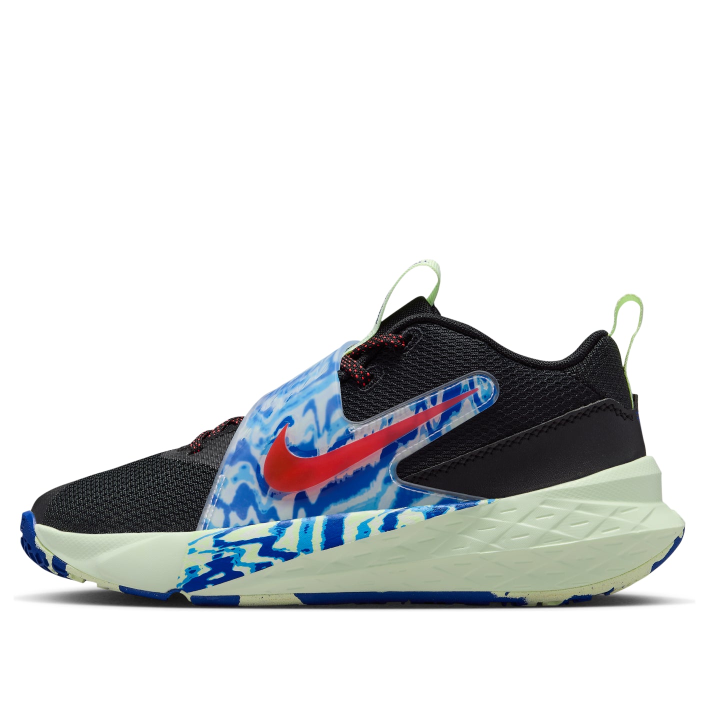 Buy (JR) Nike Team Hustle D 12 ''Noir Game Royal'' IQ0815-001