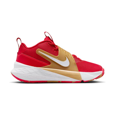 (Youth) Nike Team Hustle D 12 University Red Gold White