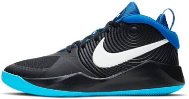 (Youth) Nike Team Hustle D 9 'Black White Blue' AQ4224-012 (Youth) Nike Team Hustle D 9 'Black White Blue' AQ4224-012
