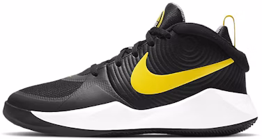 (Youth) Nike Team Hustle D 9 'Black Yellow White' AQ4224-013 (Youth) Nike Team Hustle D 9 'Black Yellow White' AQ4224-013