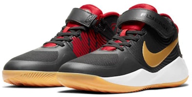 (JR) 耐克团队Hustle D 9 FlyEase '黑红金' BV2952-003 Lookbook (JR) 耐克团队Hustle D 9 FlyEase '黑红金' BV2952-003