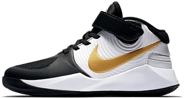 (Youth) Nike Team Hustle D 9 FlyEase 'Black White' BV2952-004 (Youth) Nike Team Hustle D 9 FlyEase 'Black White' BV2952-004