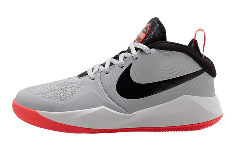 (Youth) Nike Team Hustle D 9 Grey/Orange AQ4224-007