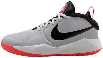 (Youth) Nike Team Hustle D 9 Grey/Orange AQ4224-007 (Youth) Nike Team Hustle D 9 Grey/Orange AQ4224-007