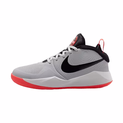 (Youth) Nike Team Hustle D 9 Grey/Orange