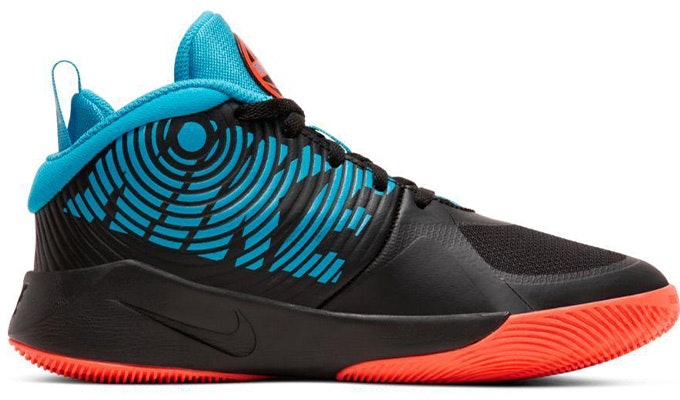 GS大童 Nike Team Hustle D 9 防滑耐磨 高幫實戰籃球鞋 黑藍橙 Order GS大童 Nike Team Hustle D 9 防滑耐磨 高幫實戰籃球鞋 黑藍橙