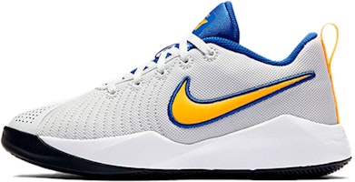 (Youth) Nike Team Hustle Quick 2 'White Blue Yellow' AT5298-011 (Youth) Nike Team Hustle Quick 2 'White Blue Yellow' AT5298-011