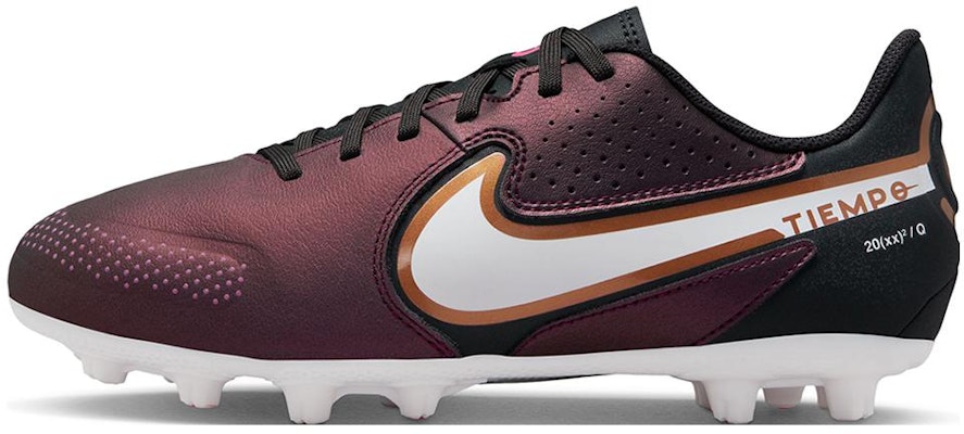 (Youth) Nike Tiempo Legend 9 Academy HG 'Purple Red Black' DR6067-510 Buy (Youth) Nike Tiempo Legend 9 Academy HG 'Purple Red Black' DR6067-510