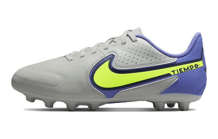 (Youth) Nike Tiempo Legend 9 Academy HG Hard Ground 'Gray Yellow' DB0445-075