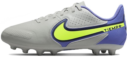 (Youth) Nike Tiempo Legend 9 Academy HG Hard Ground 'Gray Yellow' DB0445-075 (Youth) Nike Tiempo Legend 9 Academy HG Hard Ground 'Gray Yellow' DB0445-075