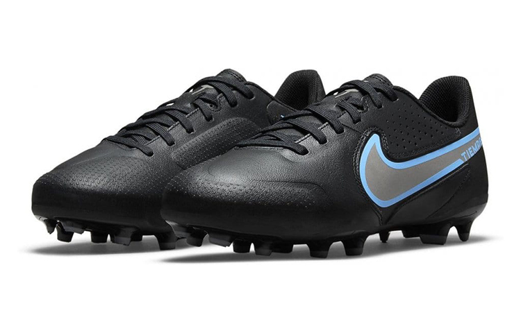 Lookbook 兒童 Nike JR Tiempo Legend 9 Academy FG/MG 多場地足球鞋 黑藍