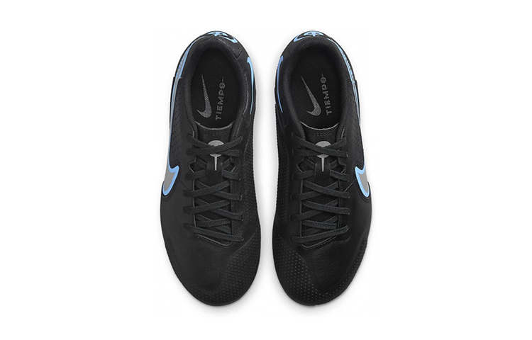 Shop 兒童 Nike JR Tiempo Legend 9 Academy FG/MG 多場地足球鞋 黑藍