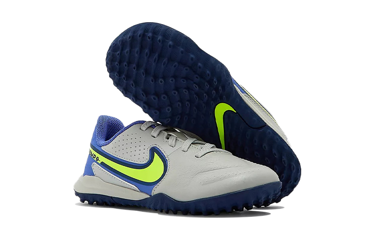 Shop 大童 Nike Legend 9 Academy TF 人工草地低筒足球鞋 灰藍色