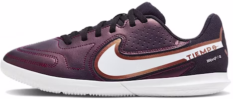 (Youth) Nike Tiempo Legend 9 Club IC Soccer Shoes 'Burgundy White' DR6069-510 (Youth) Nike Tiempo Legend 9 Club IC Soccer Shoes 'Burgundy White' DR6069-510