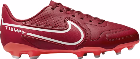 (Youth) Nike Tiempo Legend 9 Club MG 'Team Red Mystic Hibiscus' DA1331-616 (Youth) Nike Tiempo Legend 9 Club MG 'Team Red Mystic Hibiscus' DA1331-616