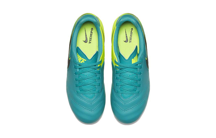 Lookbook (JR) Nike Tiempo Legend VI FG Fußballschuhe ''Blau Grün'' 819186-307